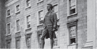  Estátua de Edmund Burke, Trinity College 